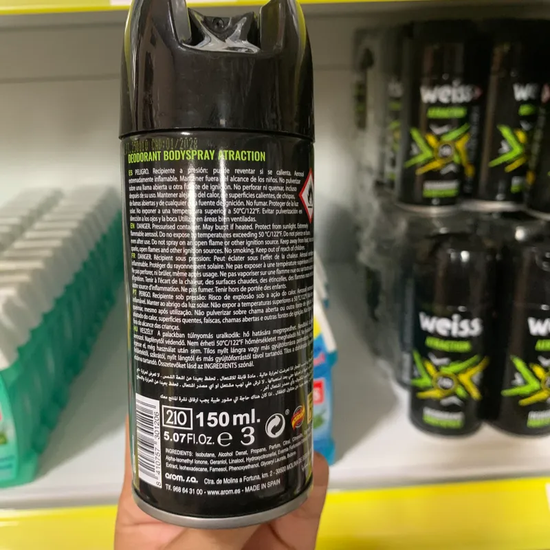 Deo Spray atraction 150 ml