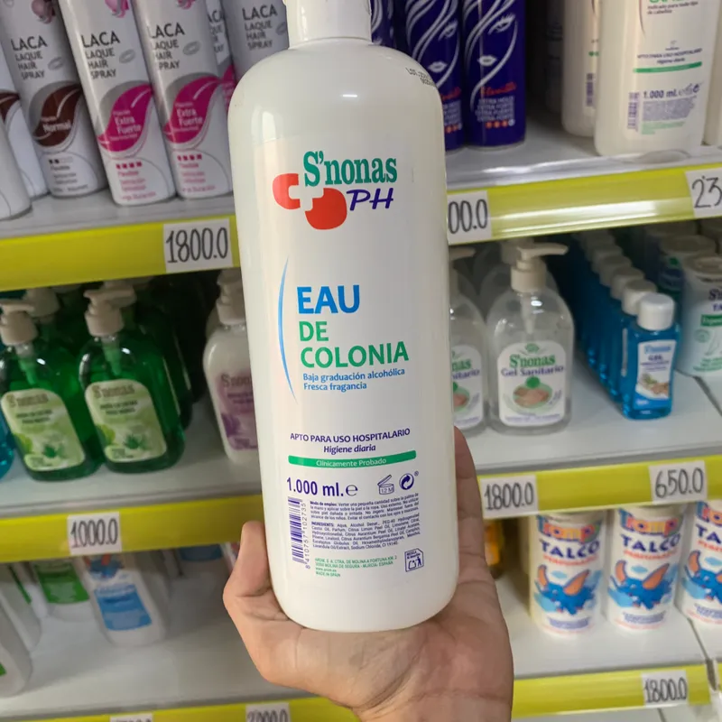 Eau de Cologne Fragancia Fresca 1L S'nonas