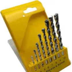 Estuche de Barrenas de Tungsteno para concreto.