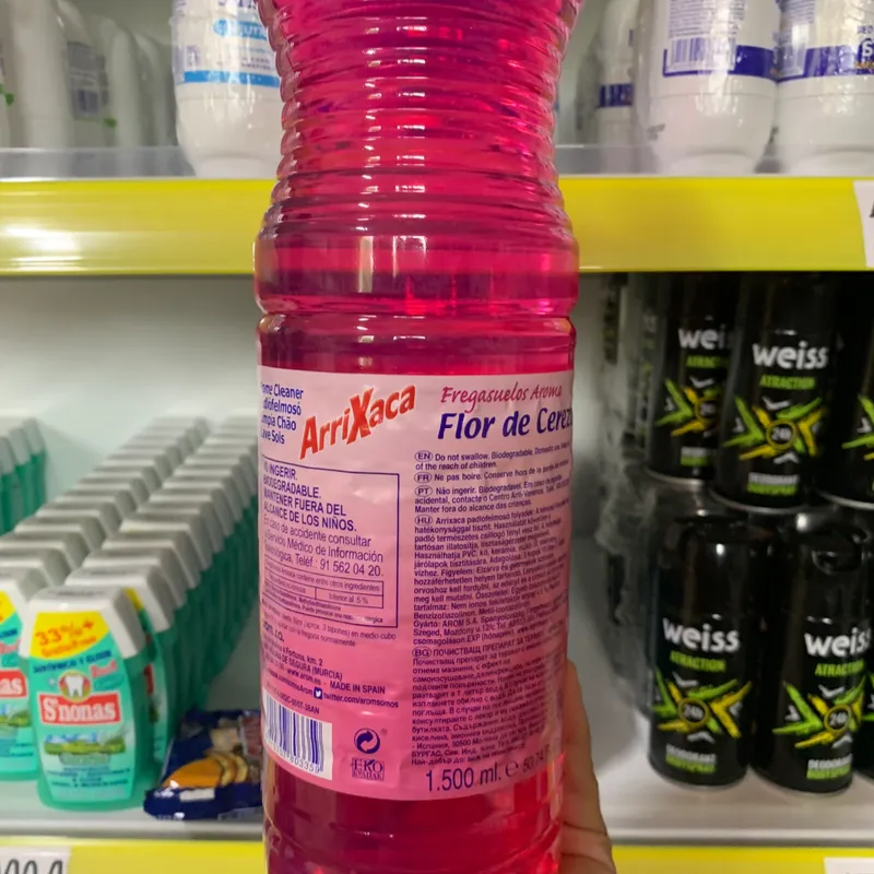 Fregasuelos Flor de Cerezo 1500ml Arrixaca