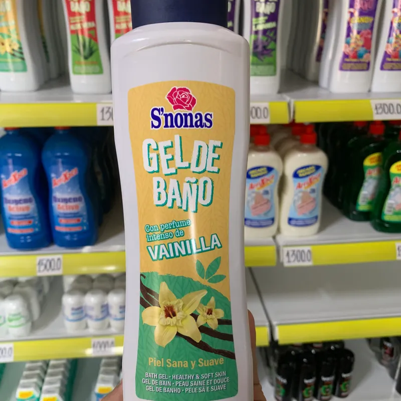 Gel de baño vainilla