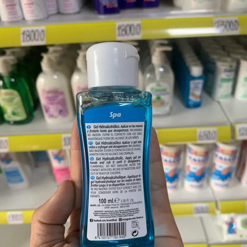 S’nonas. Gel Hidroalcohólico Perfumado Spa 