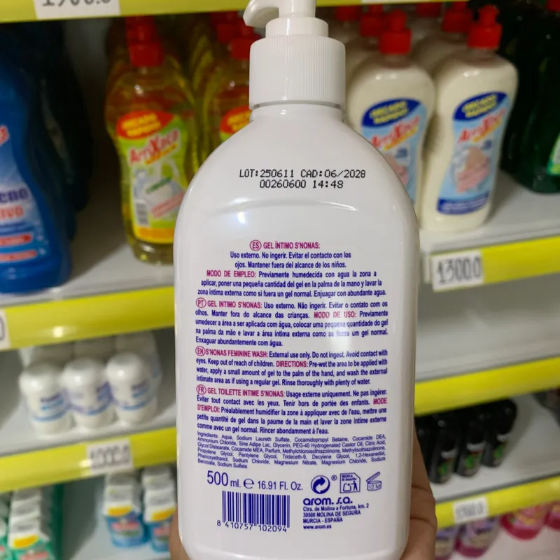 Gel Íntimo – S’nonas – 500ml