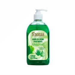 Jabón Dosificador de manos Aloe Vera 500ml, S'nonas