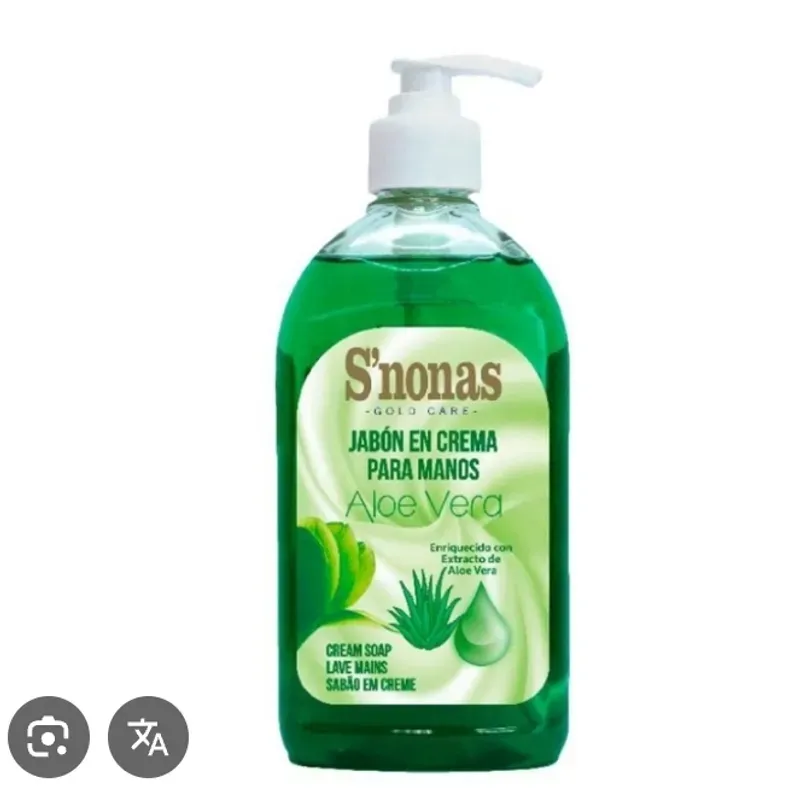 Jabón Dosificador de manos Aloe Vera 500ml, S'nonas