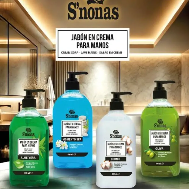 Jabón Dosificador de manos Aloe Vera 500ml, S'nonas