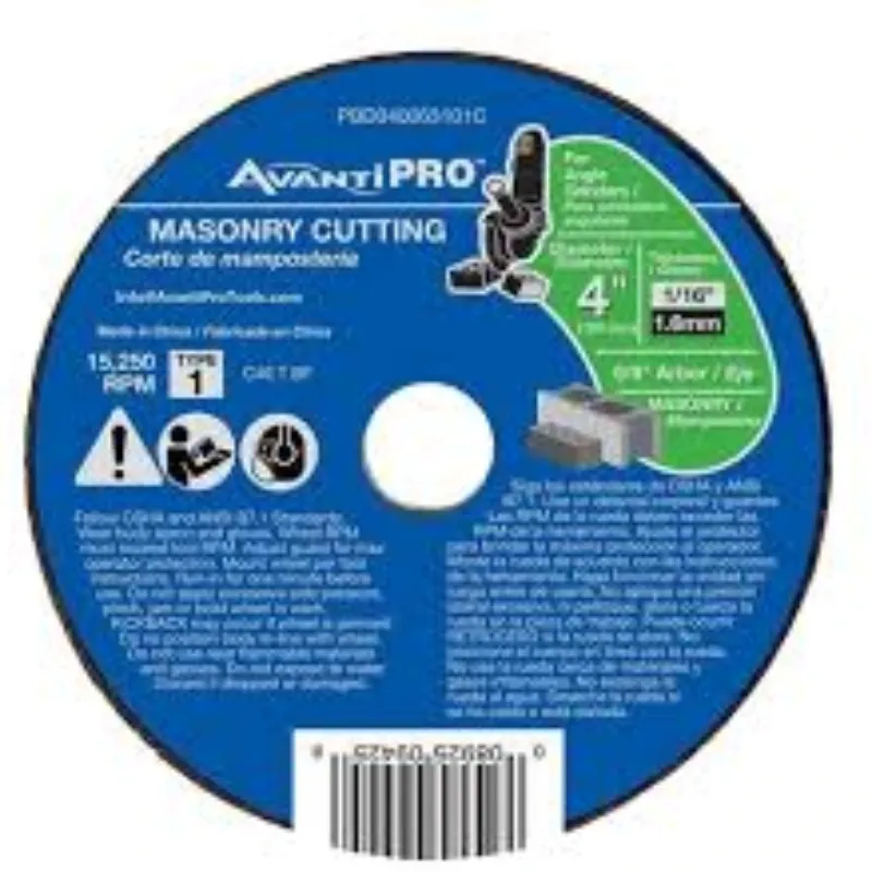 Disco de corte 4" AVANTI PRO