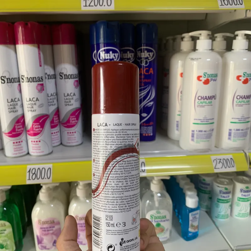 Laca Spray Fijación Normal 150ml, S'nonas