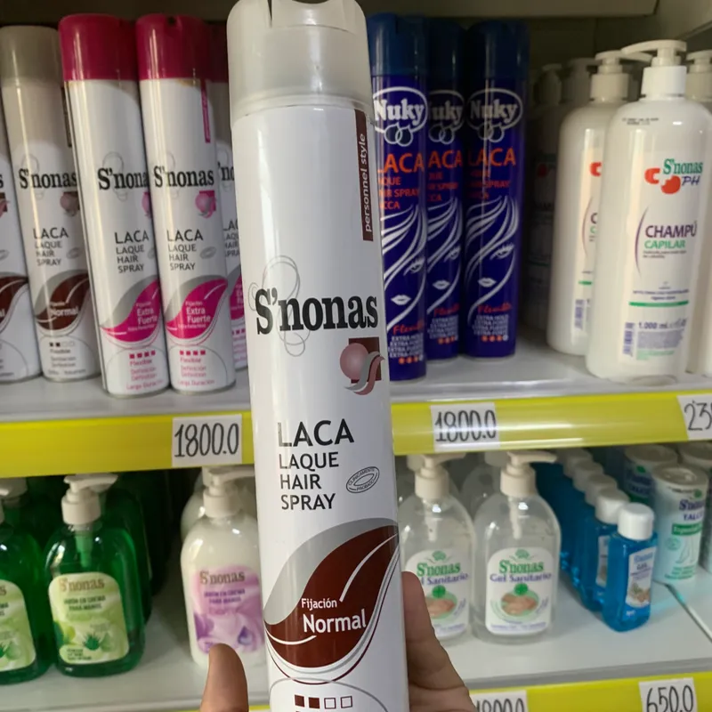 Laca Spray Fijación Normal 400ml, S'nonas