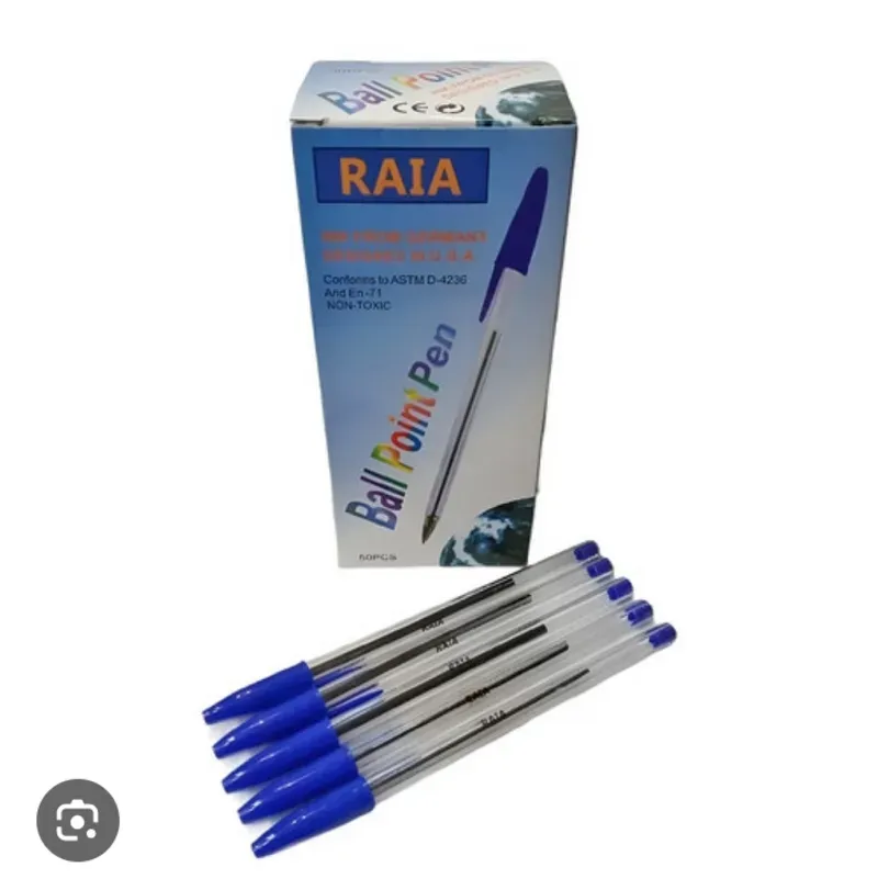 Lapiceras biromes azules X 50