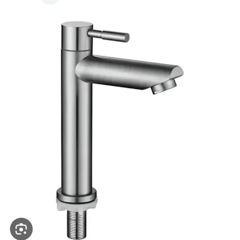 lave de lavabo de acero inoxidable  de níquel cepillado, con un solo agujero