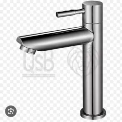 lave de lavabo de acero inoxidable  de níquel cepillado, con un solo agujero