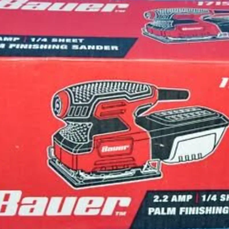 Lijadora de palma Bauer 2.2 amp 1/4 sheet