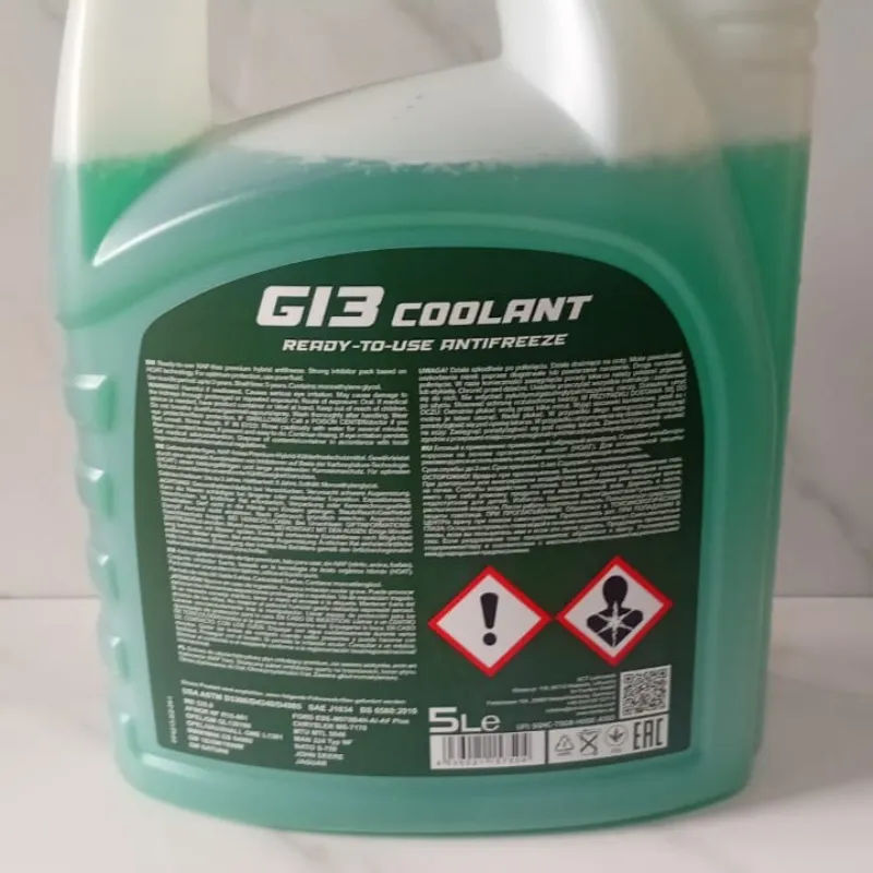 Líquido refrigerante verde 5L fanfaro