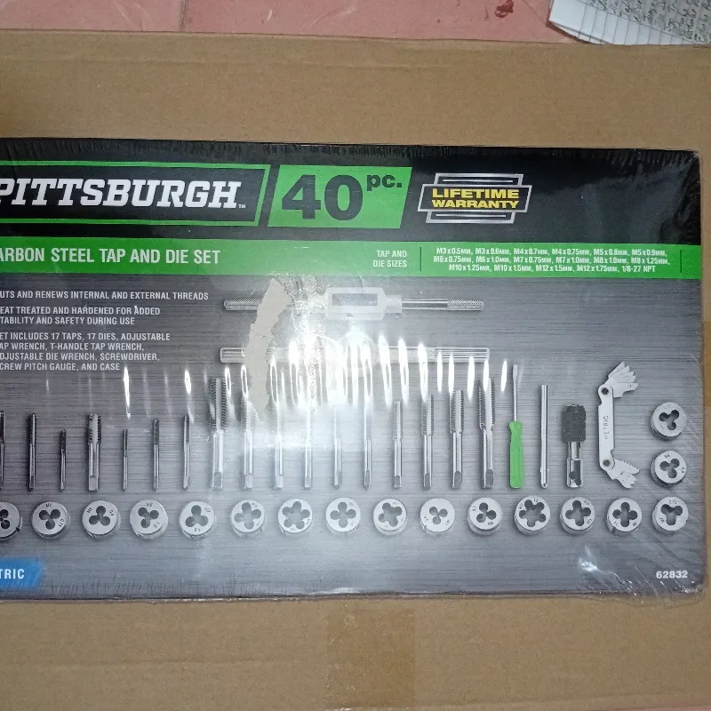 Juego Machos Y Tarrajas Milimetrico 40 Piezas Pittsburgh 