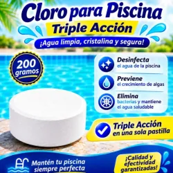 PASTILLA DE CLORO PARA PISCINA