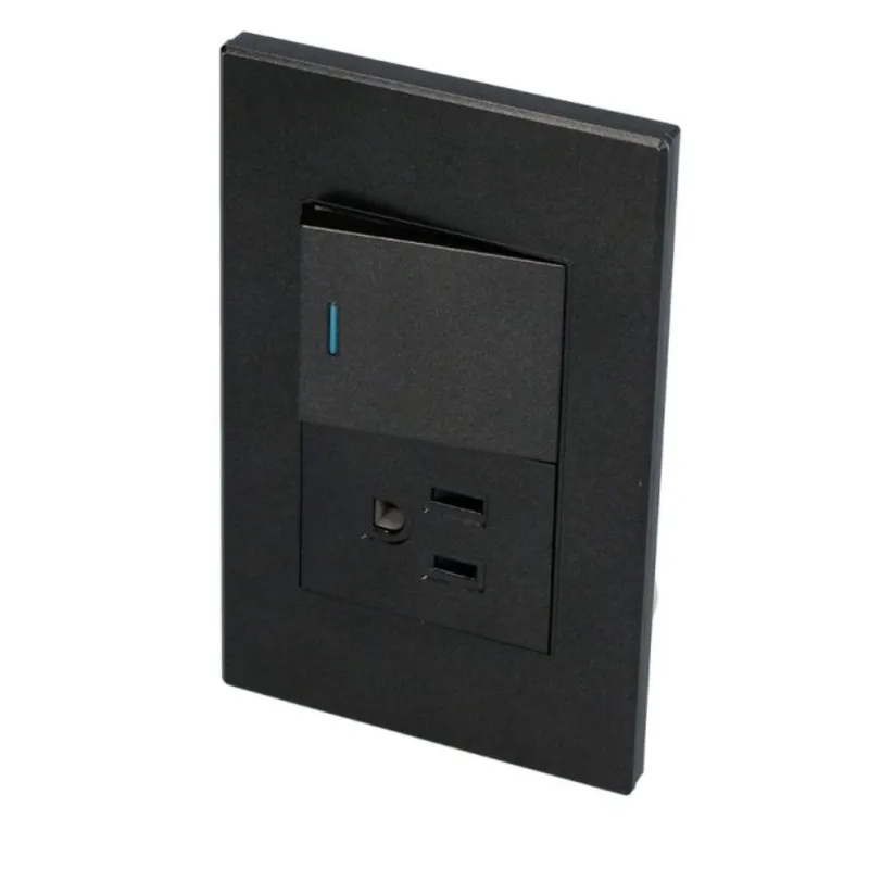 Placa 1 Interruptor 1 Contacto 1/2