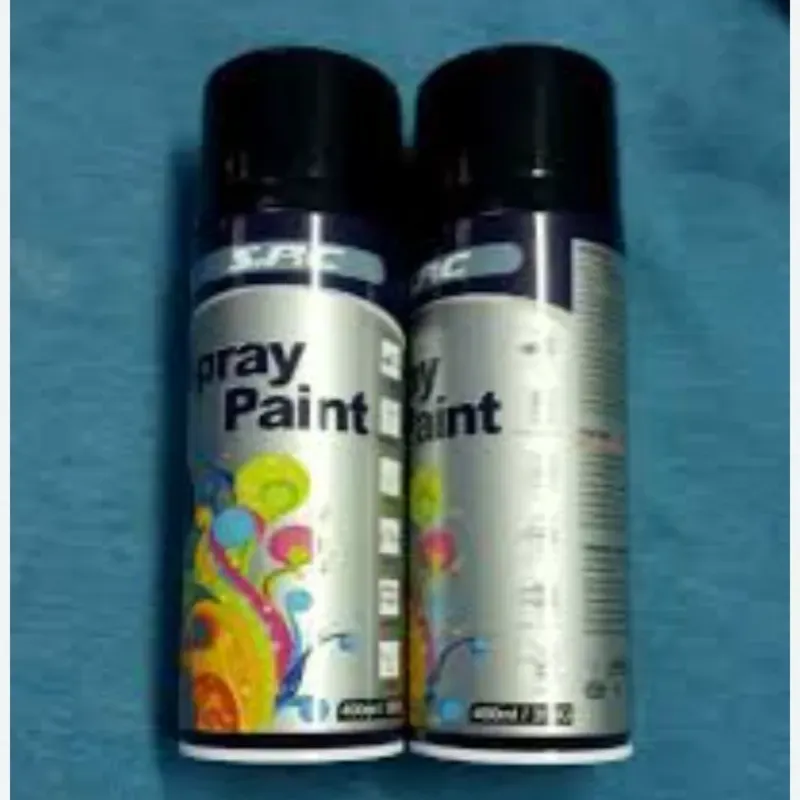 Sprey pintura negro Brillo y mate