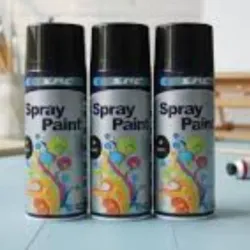 Sprey pintura negro Brillo y mate
