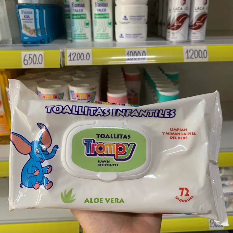 Toallitas Infantiles Aloe Vera 72uds, Trompy