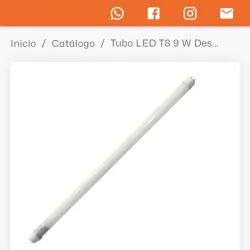  TUBO LED 9W DESMATT 