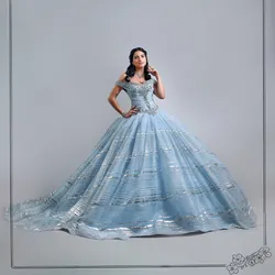 Vestido Azul Celeste