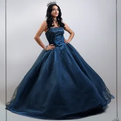 Vestido Azul Oscuro