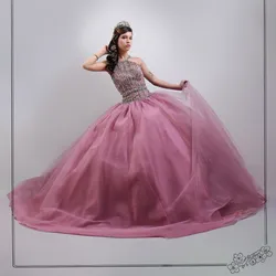 Vestido Rosa Oscuro
