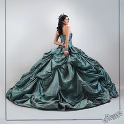 Vestido Verde Oscuro