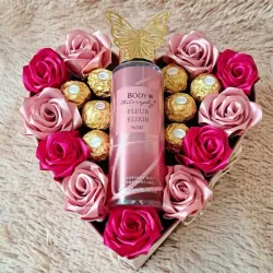 Caja sorpresa en forma de corazón 