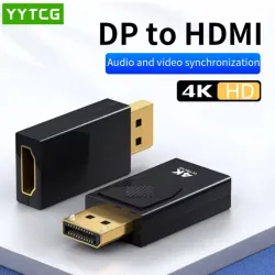 🔌 Adaptador DisplayPort (DP) Macho a HDMI Hembra 4K