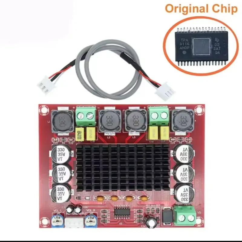 🔊 Amplificador Digital TPA3116D2 XH-M543 – 120W×2 Doble Canal Clase D