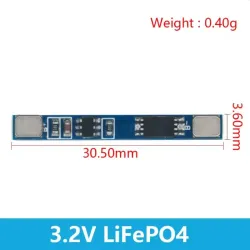 🔋BMS 1S 3A LiFePO4 Baterias 3.2V 