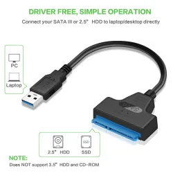 🔌 Cable Adaptador USB 3.0/2.0 a SATA 