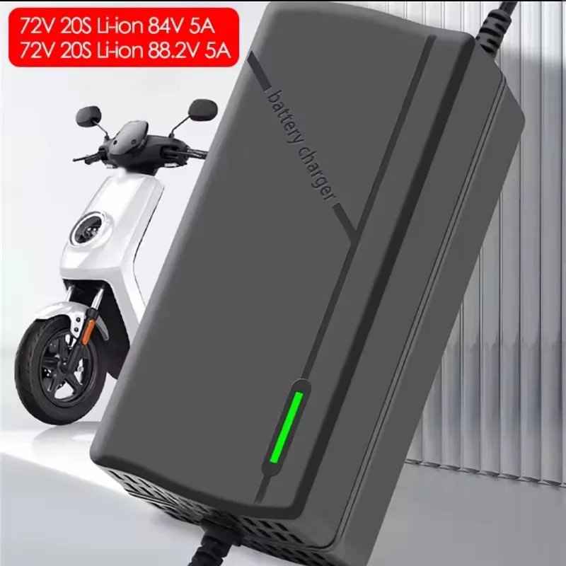 🔋Cargador Inteligente para Batería de Litio 72 V / 5A