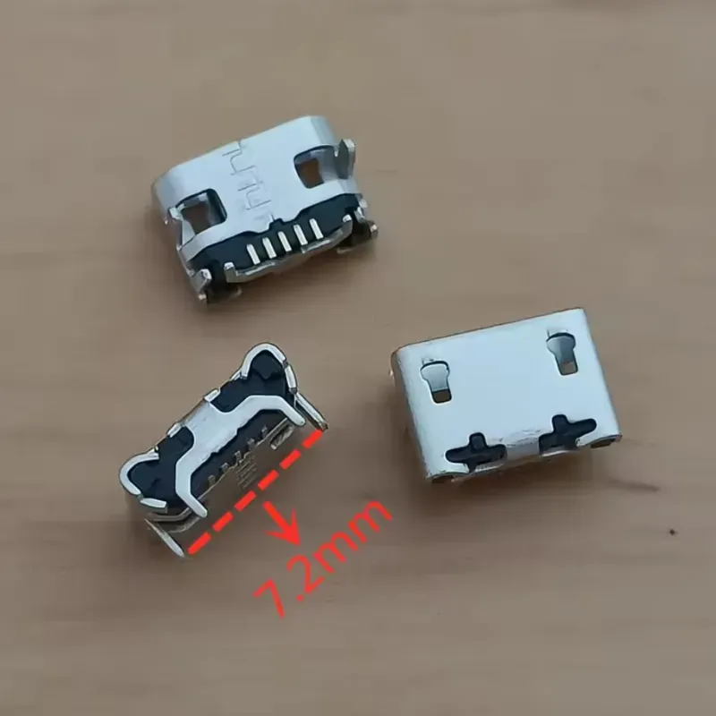 🔌Conector Micro USB Hembra de 5 Pines 