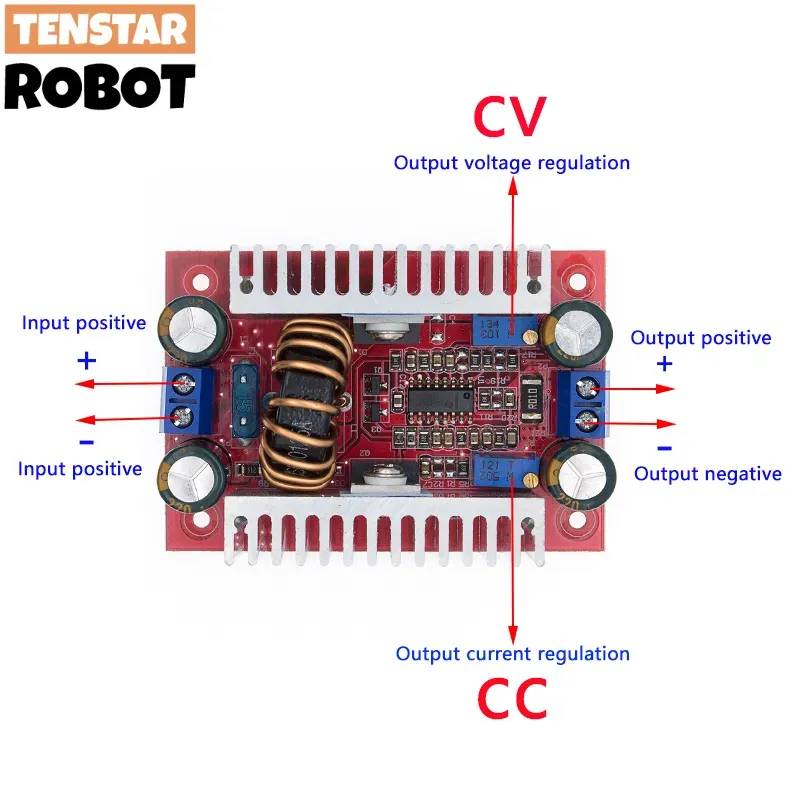 ⚡ Convertidor Elevador de Corriente Constante – Fuente LED 10-60V / 15A