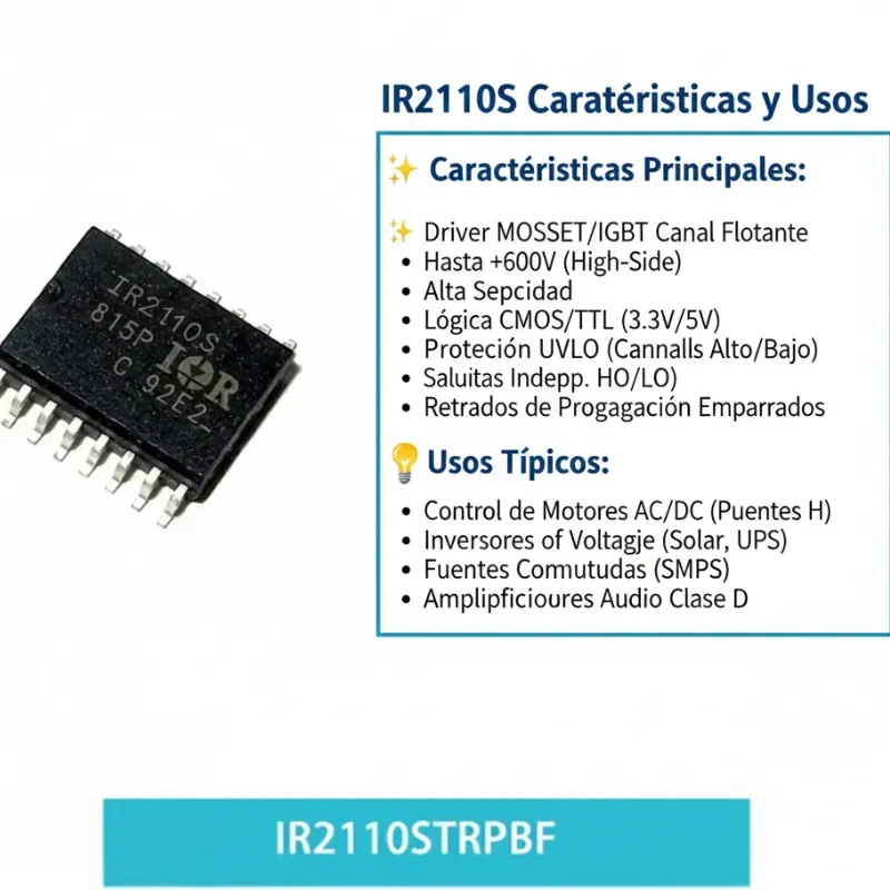 💡IR2110S (Controlador Drivers)