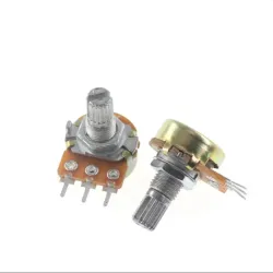 ⚙️Potenciómetro Lineale WH148 – 3 Pines, Eje de Película de Carbono (100K–1MΩ)