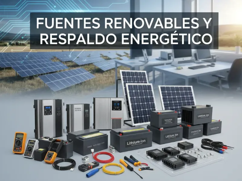 Fuentes Renovables y respaldo energético.