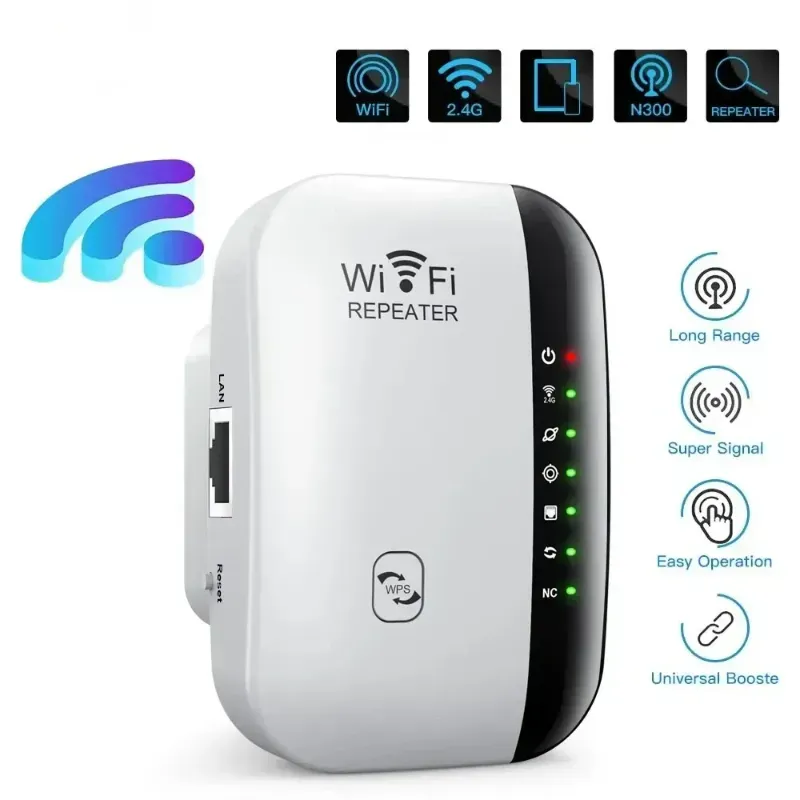 🔁 Repetidor WiFi de 300 Mbps 802.11N