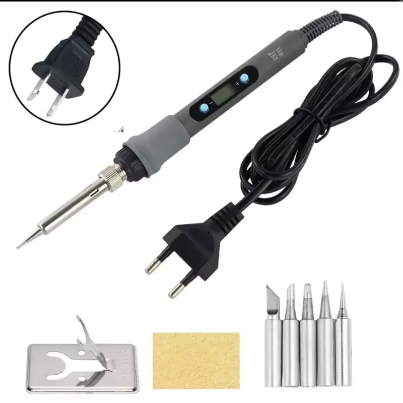 🔧 Set de Soldador Eléctrico 80W 110V con Pantalla Digital