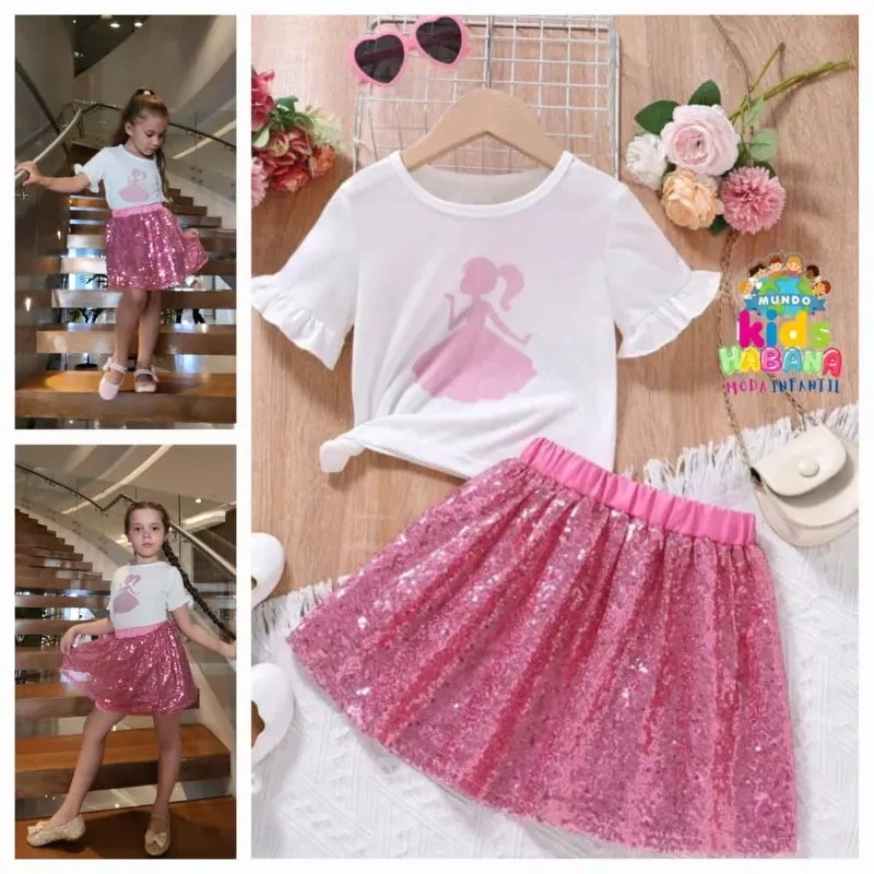 Conjunto de Barbie Ropa de nina MUNDO Kid s Habana El Yerro Menu