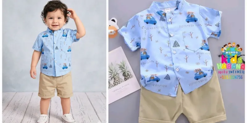 Conjunto  de camisa bebé 