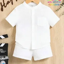 Conjunto  de camisa Blanco 