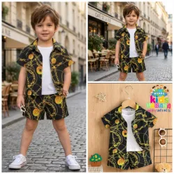 Conjunto  de camisa estampada Cadenas
