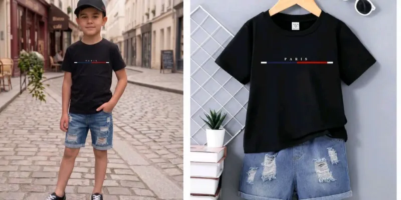 Conjunto  de short de niño 