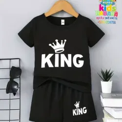 Conjunto  de short y pullover King