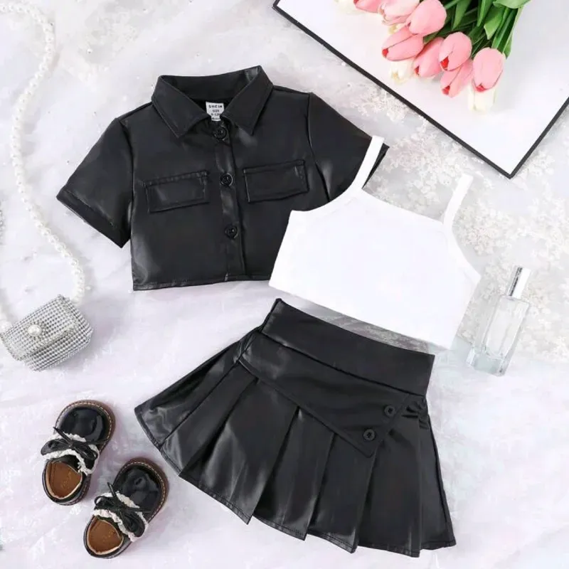 Conjunto  de sya y camisa Polipiel 