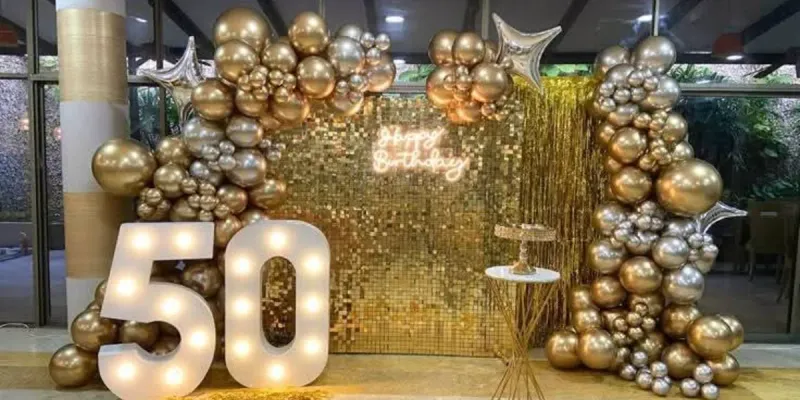 Decoración dorada